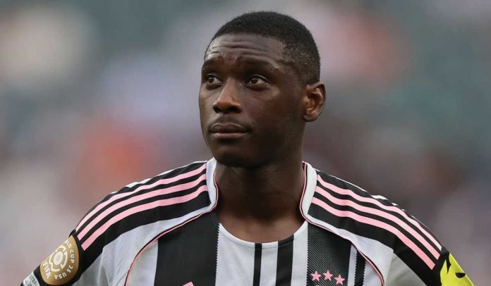 Gestur Randal Kolo Muani di laga Juventus vs Wydad AC
