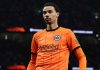 Hugo Ekitike merayakan gol ke gawang Tottenham