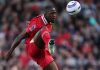 Ibrahima Konate dalam sebuah aksinya di Liverpool