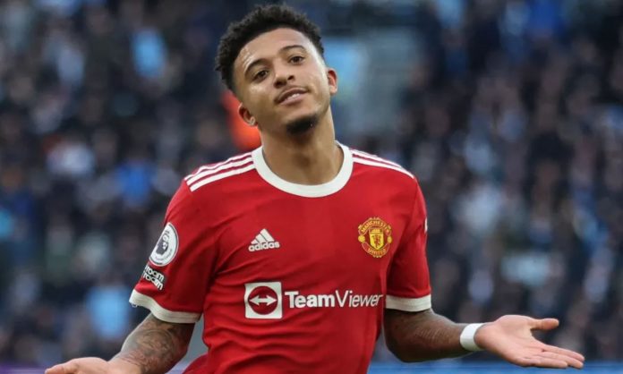 Jadon Sancho pemain Manchester United