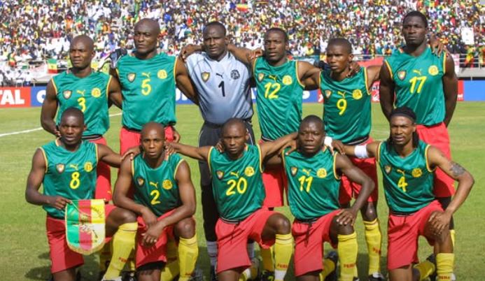 Jersey Kamerun di tahun 2002