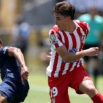 Julian Alvarez dalam aksinya untuk Atletico Madrid