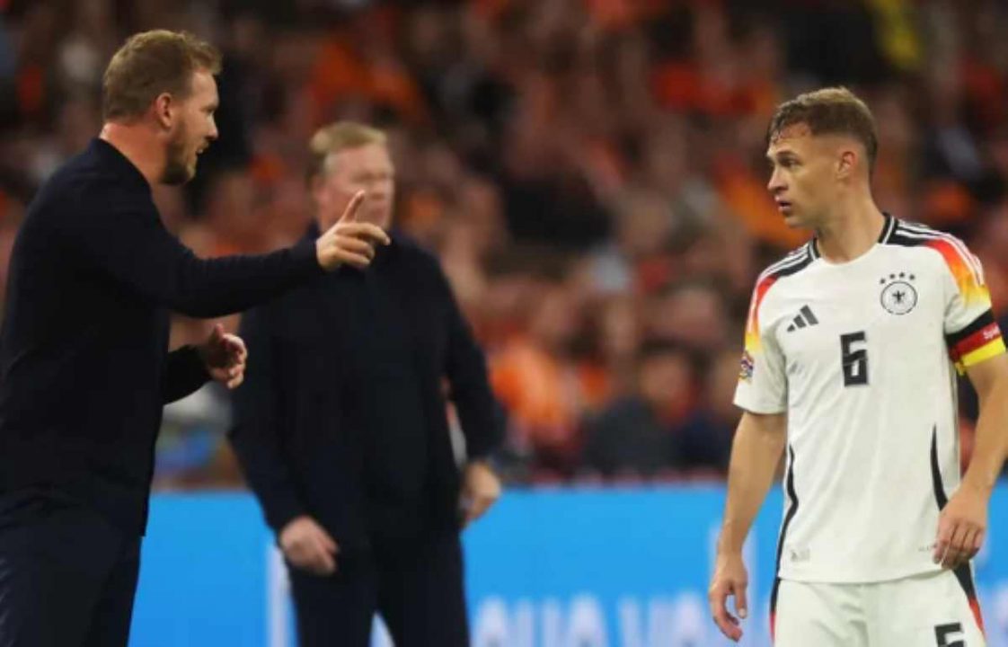 Julian Nagelsmann dan Joshua Kimmich di Sebuah Laga Timnas Jerman