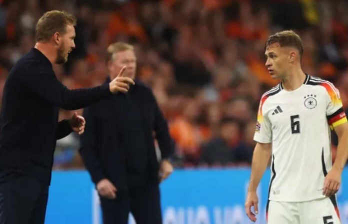 Julian Nagelsmann dan Joshua Kimmich di Sebuah Laga Timnas Jerman