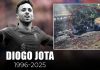 Kondisi mobil Lamborghini Diogo jota yang mengalami kecelakaan maut