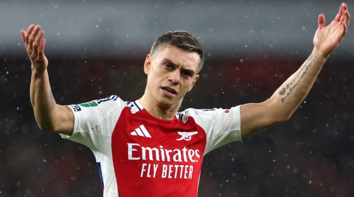 Leandro Trossard pemain Arsenal