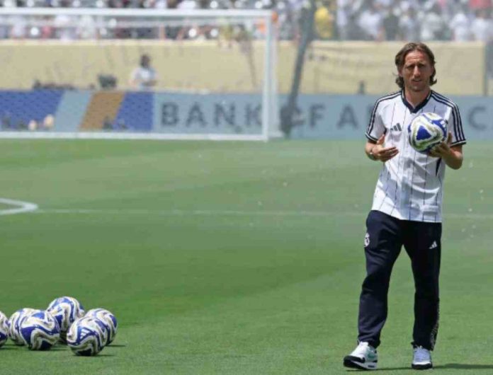Luka Modric di sela-sela Piala Dunia Antarklub