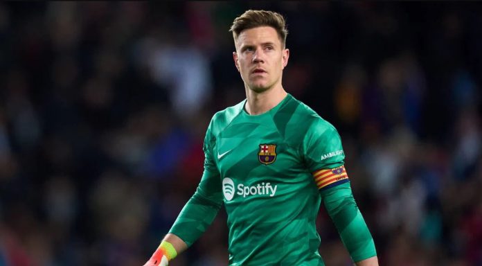 Marc-André ter Stegen penjaga gawang Barcelona