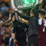 Marcus Rashford dalam sebuah laga di Aston Villa