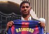 Marcus Rashford diperkenalkan sebagai pemain baru Barcelona