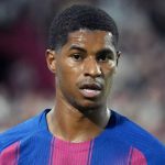 Marcus Rashford saat tampil debut di Barcelona vs Vissel Kobe