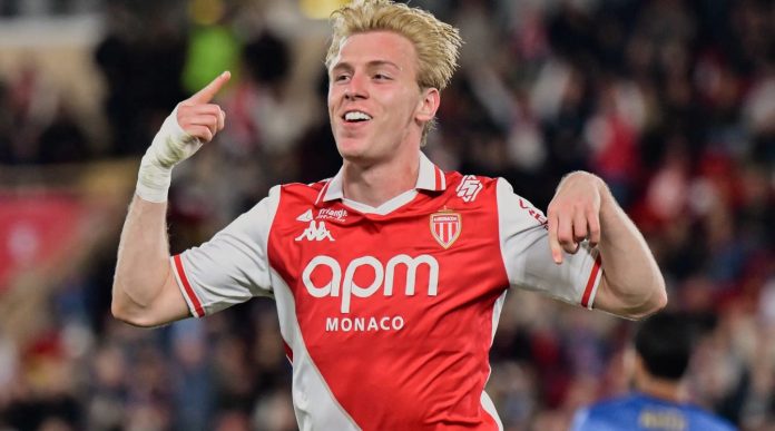 Mika Biereth pemain AS Monaco