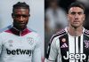 Mohammed Kudus dan Dusan Vlahovic