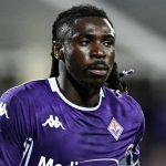 Moise Kean di laga Fiorentina vs Bologna