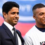 Nasser Al-Khaelafi saat bersama Kylian Mbappe