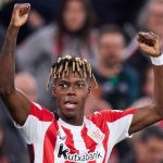 Nico Williams merayakan golnya untuk Athletic Bilbao