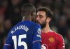 Nicolas Jackson berdebat dengan Bruno Fernandes