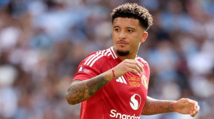 Pemain Manchester United Jadon Sancho