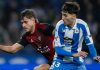 Rafael Obrador di laga RC Deportivo vs CD Mirandes