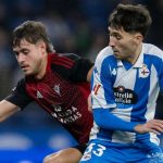Rafael Obrador di laga RC Deportivo vs CD Mirandes
