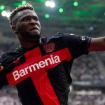 Victor Boniface pemain Bayer Leverkusen