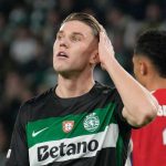 Victor Gyokeres di laga Arsenal vs Sporting CP