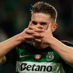 Victor Gyokeres merayakan gol yang dicetaknya untuk Sporting CP