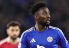 Wilfrid Ndidi di laga Leicester City vs Manchester United
