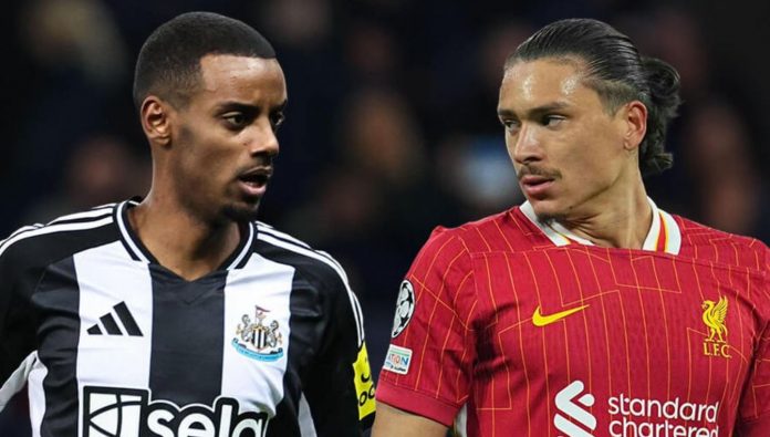 Alexander Isak dan Darwin Nunez