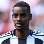 Alexander Isak di laga Newcastle United vs Everton