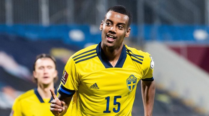 Alexander Isak pemain Timnas Swedia