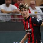 Alexis Saelemaekers di laga AC Milan vs Bari