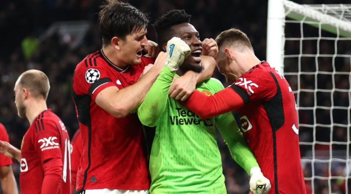Andre Onana kiper terburuk dalam sejarah Manchester United