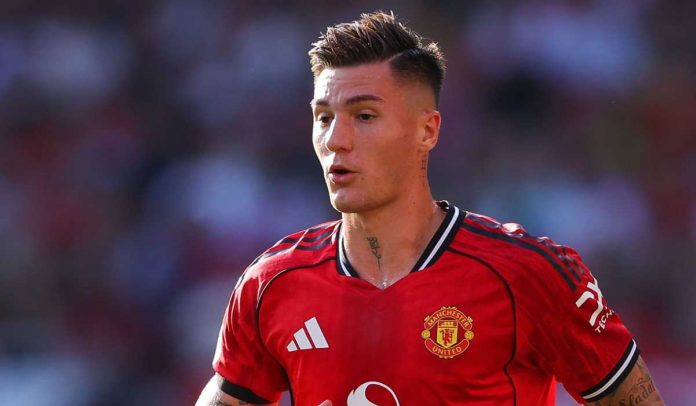 Benjamin Sesko di laga Manchester United vs Arsemnal