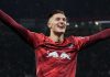 Benjamin Sesko merayakan golnya untuk RB Leipzig