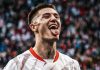 Benjamin Sesko pemain RB Leipzig