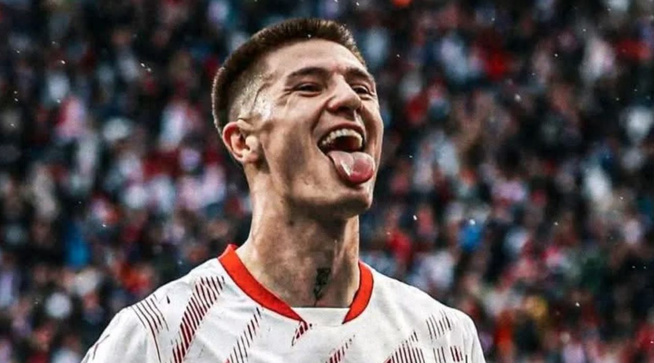 Benjamin Sesko pemain RB Leipzig