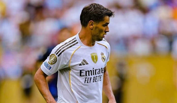 Brahim Diaz di laga Real Madrid v CF Pachuca