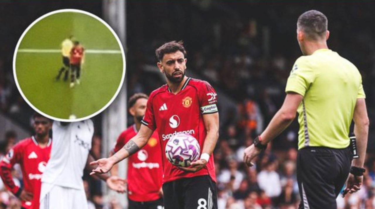 Bruno Fernandes saat hendak melakukan penalti - Manchester United