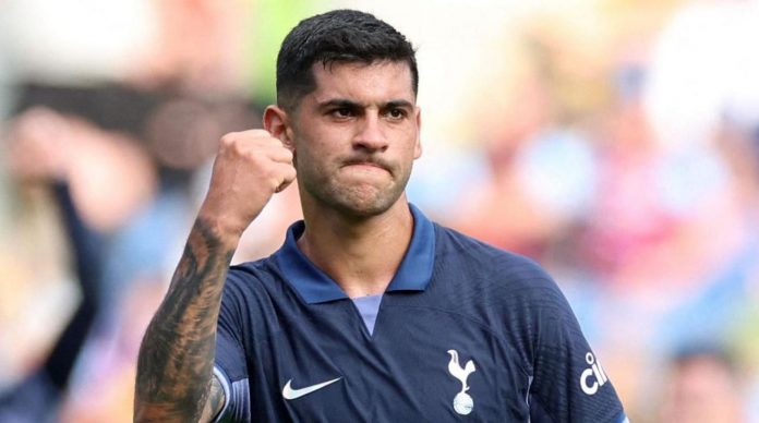 Cristian Romero pemain Tottenham Hotspur