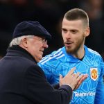 David de Gea berbicara dengan Alex Ferguson