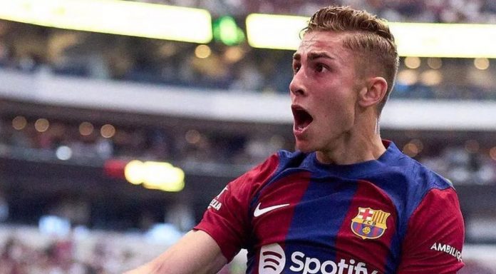 Fermin Lopez pemain Barcelona