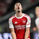 Gabriel Martinelli kecewa melewatkan peluang melawan Spurs