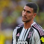 Gestur Dusan Vlahovic di laga Borrusia Dortmund vs Juventus