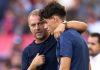 Hansi FLick pelatih Barcelona dengan Hector Fort