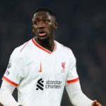 Ibrahima Konate dalam sebuah laga yang dilakoni Liverpool
