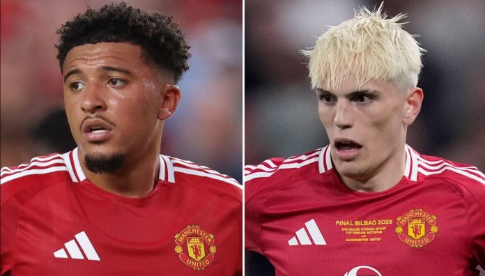 Jadon Sancho dan Alejandro Garnacho