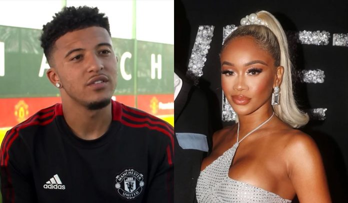 Jadon Sancho dan kekasihnya Saweetie