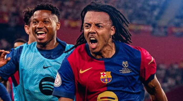 Jules Kounde pemain Barcelona