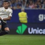 Kylian Mbappe dalam sebuah aksinya untuk Real Madrid